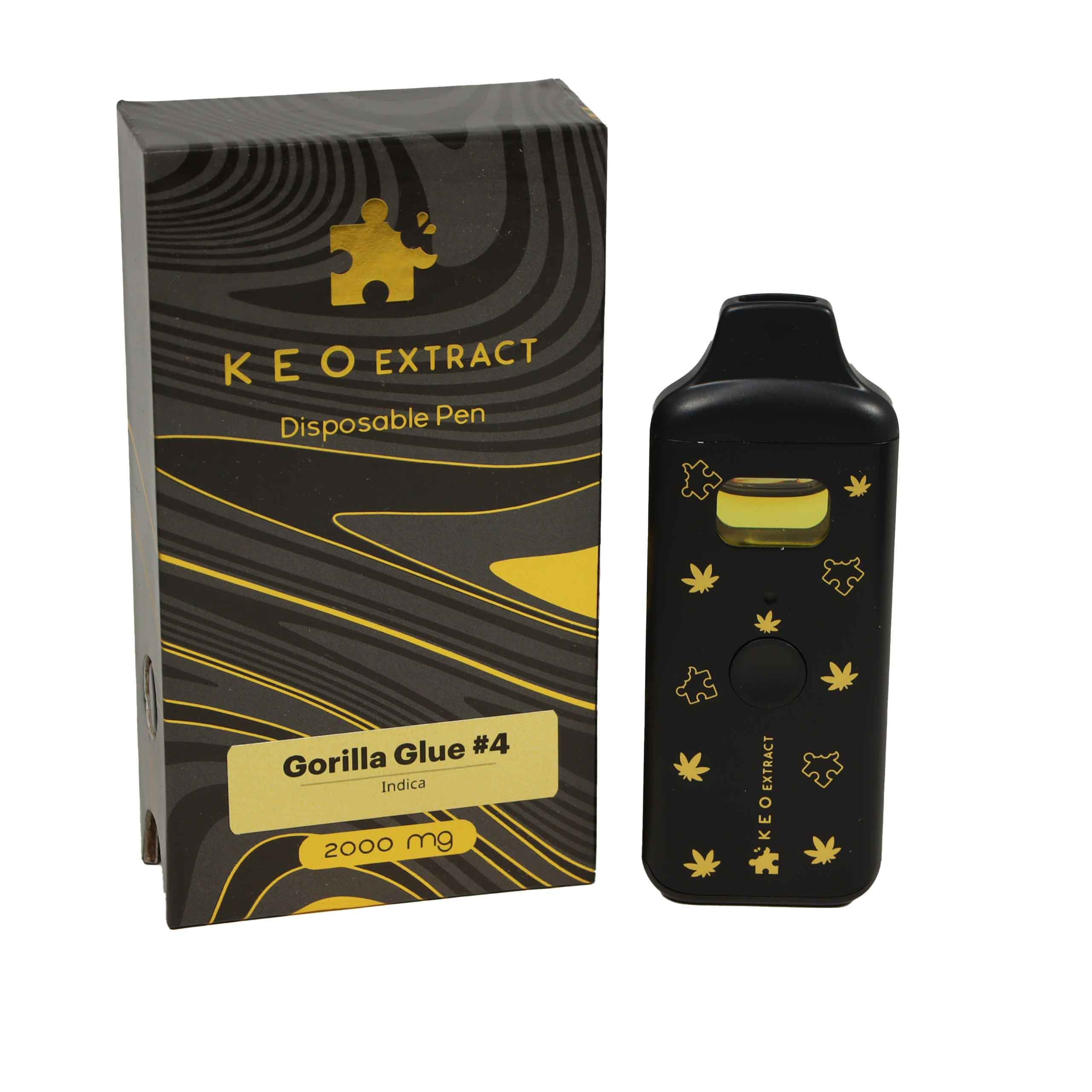 thc disposable vape pens | 2ml | keo extracts | indica