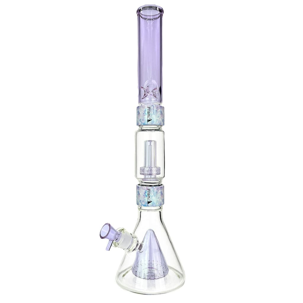 Prism Pipes Pyramid & Showerhead Perc Beaker Bong