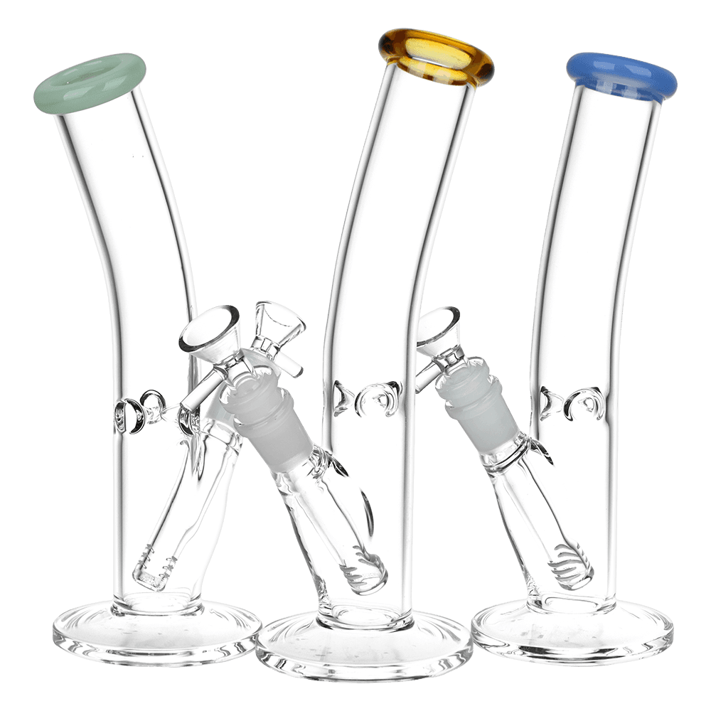 Classic Bent Neck Glass Straight Tube Bongs