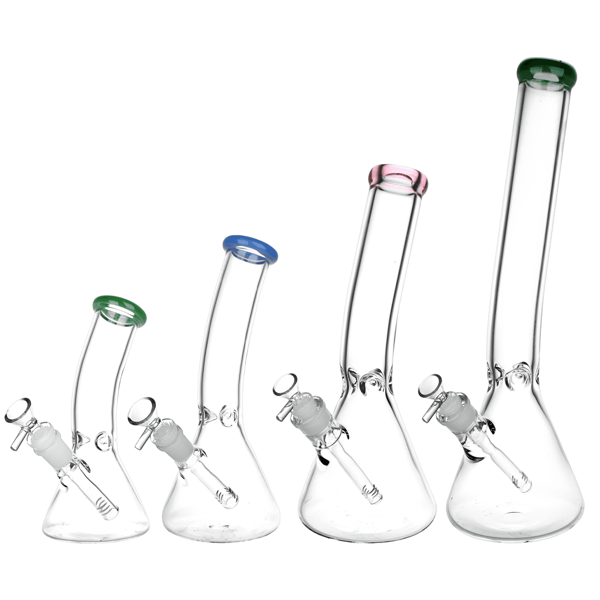 Classic Bent Neck Glass Beaker Bongs
