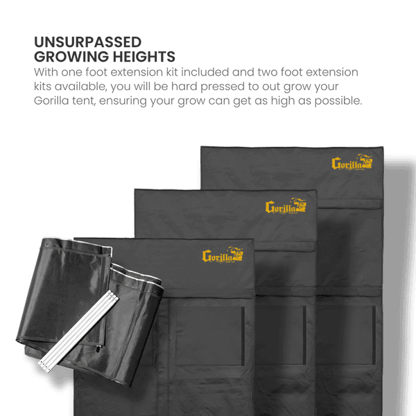 Gorilla Grow Tent 5 x 5 Extension Kits