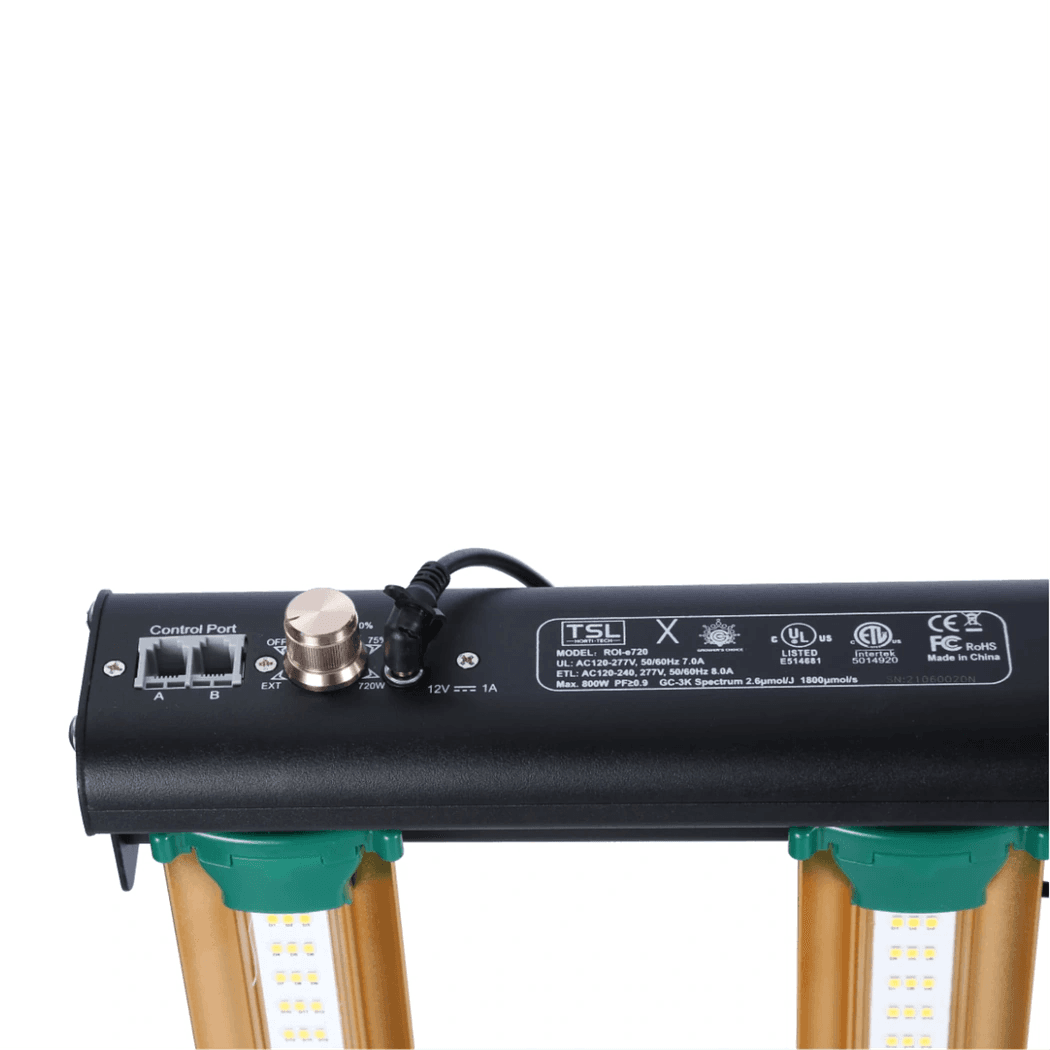 Grower's Choice Bloom Boost UV-R Bar arrange bottom controls