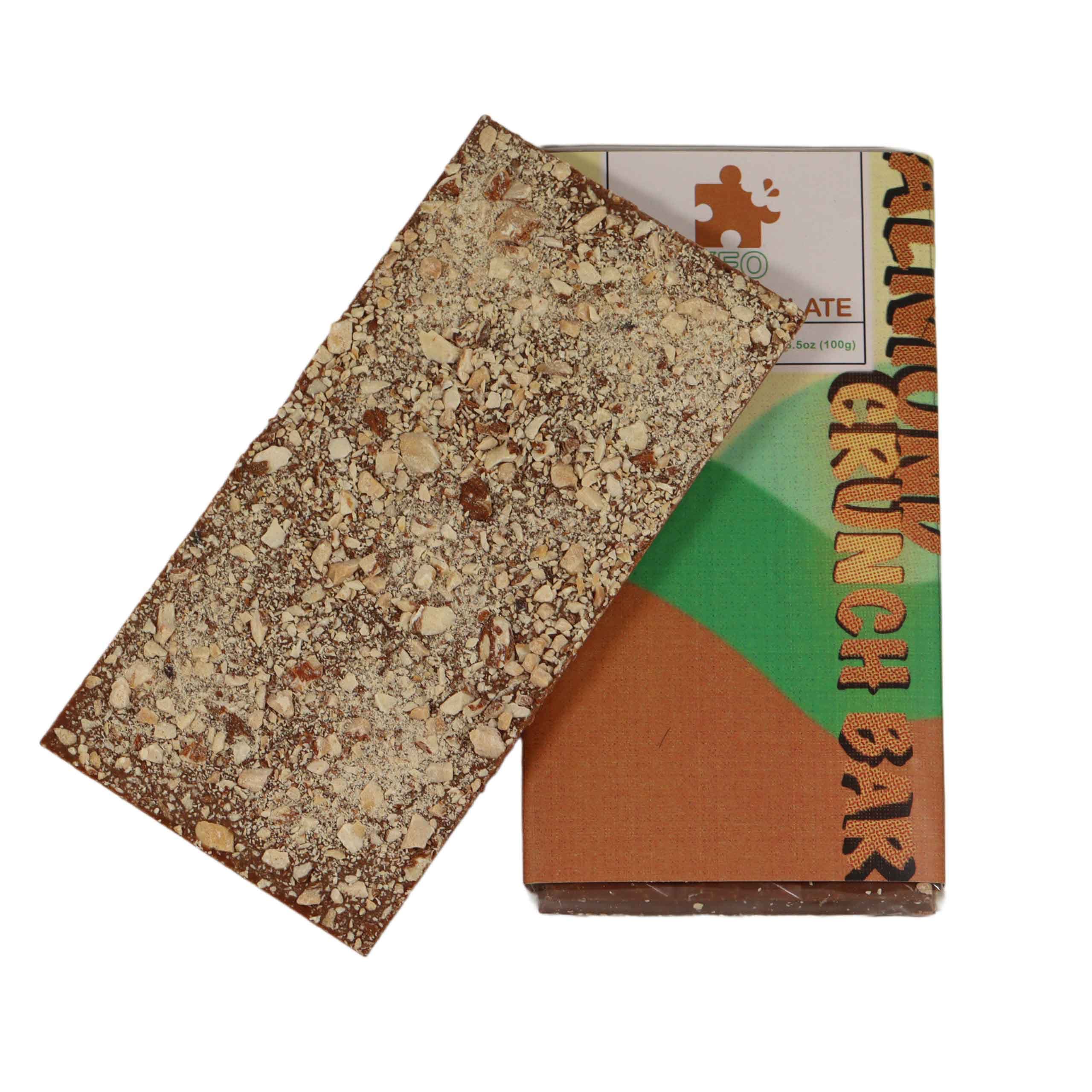 Almond Crunch Bar Chocolate 500mg CBD